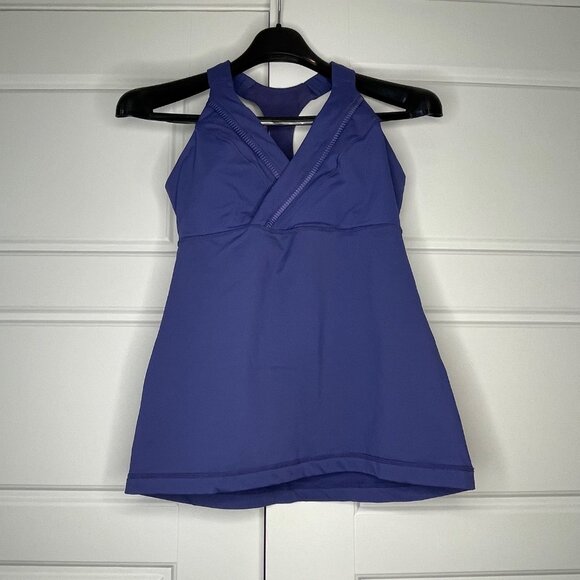Vintage Lululemon Purple Cross-Back Tank | Size Small - Picture 4 of 6